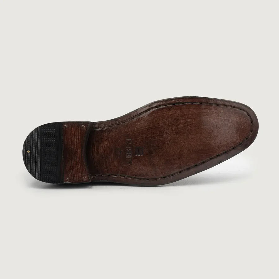 Clarkson Chelsea Maroon Leather Boots